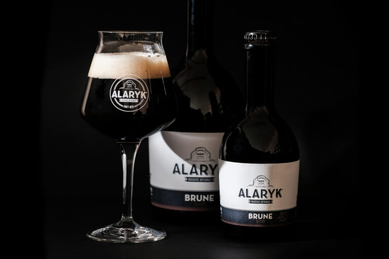Bière Alaryk artisanale bio,brune.